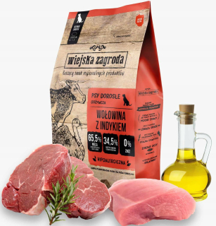 NOVINKA COUNTRY FARM HOVÄDZIE S TURECKOM 9 KG XL